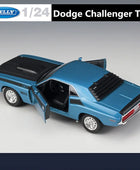 WELLY 1:24 1970 DODGE Challenger T/A Alloy Sports Car Model Diecast Metal Muscle Car Vehicles Model Simulation Children Toy Gift