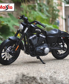 Maisto 1:18 Harley Davidson Sportster Iron 883 Alloy Motorcycle Model Diecast Metal Street Racing Motorcycle Model Kids Toy Gift Black - IHavePaws