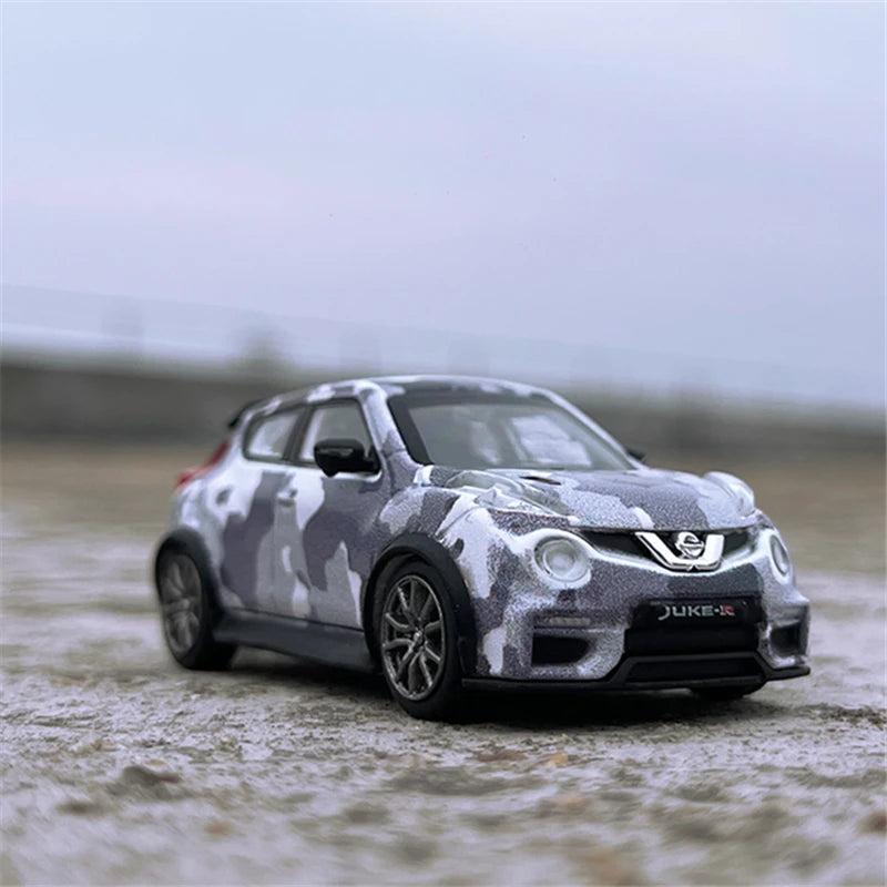 1/64 Nissan JUKE R SUV Alloy Car Model Diecast Metal Toy Mini Car Vehicles Model Simulation Collection Childrens Gift Decoration Camouflage - IHavePaws