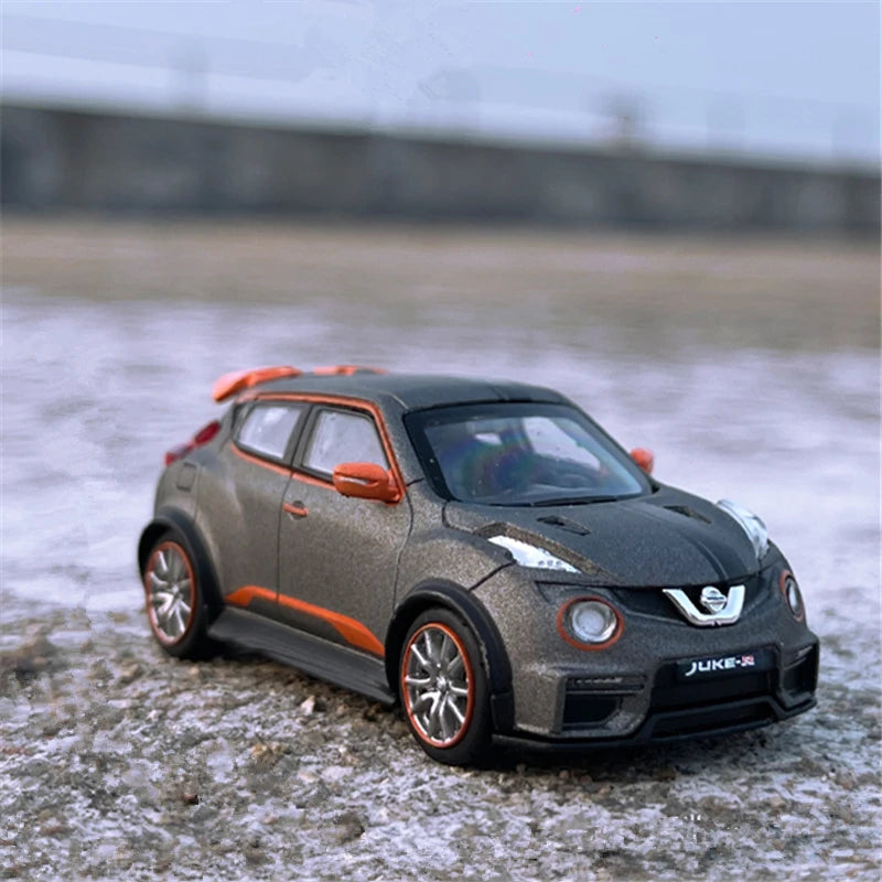 1/64 Nissan JUKE R SUV Alloy Car Model Diecast Metal Toy Mini Car Vehicles Model Simulation Collection Childrens Gift Decoration Gray - IHavePaws