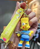 Cartoon Anime Simpson Keychain Pendant Sports Boy PVC Car Key Chain Ring Luggage Accessories Couple Gifts Children's Toys 02 - ihavepaws.com