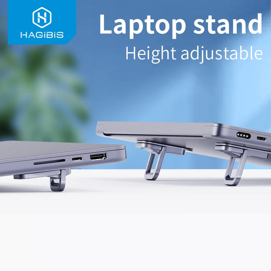 Hagibis Foldable Laptop Stand for Desk Keyboard Stand Riser Portable Notebook Cooling Pad For Macbook Pro Air Universal Holder - IHavePaws