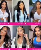 Straight Human Hair Lace Frontal Wig 13x4 13x6 Glueless Lace Frontal Wigs For Women 6x4 5x5 Redy To Go Glueless Wig Human Hair