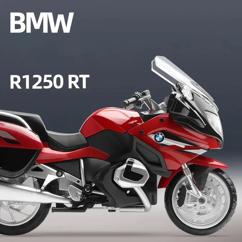 1:12 BMW R1250 RT Alloy Racing Motorcycle Model High Simulation Diecast Metal Touring Street Motorcycle Model Childrens Toy Gift