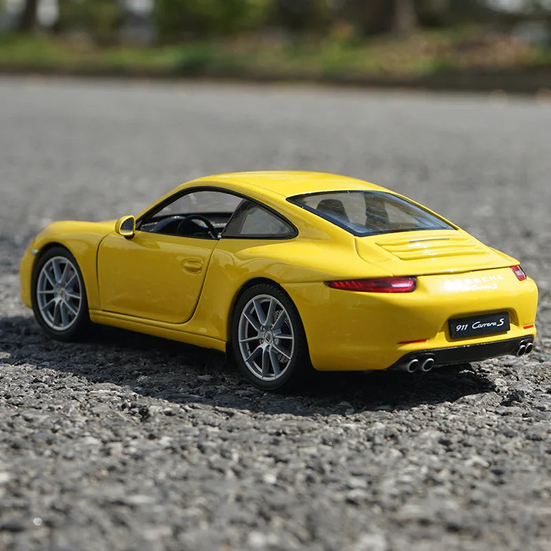 WELLY 1:24 Porsche 911 Carrera S 991 Coupe Alloy Sports Car Model Diecast Metal Toy Vehicles Car Model Simulation Childrens Gift - IHavePaws