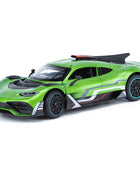 1/24 Bens-One Track Alloy Sports Car Model Diecasts Metal Vehicles Car Model Sound and Light Simulation Collection Kids Toy Gift Green - IHavePaws
