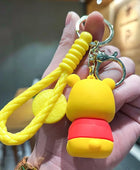 Creative and Cute Pooh Bear Keychain Cartoon Anime Disney Doll Pendant Men's and Women's Car Key chain Ring Children's Toys Gift - ihavepaws.com