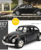 1:36 Beetle Alloy Classic Car Model Diecasts Metal Toy Vehicles Car Model Simulation Miniature Scale Collection Childrens Gifts Black - IHavePaws