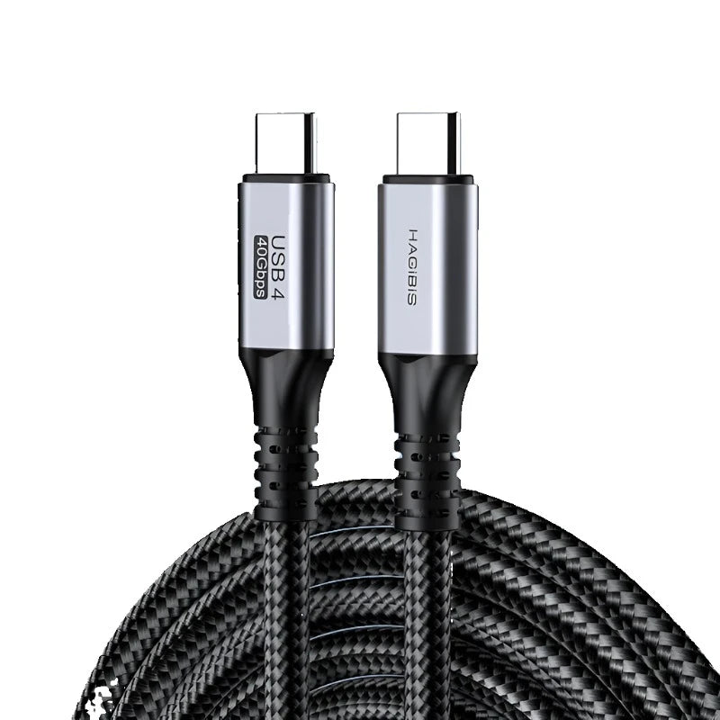 Hagibis USB4 Cable Compatible with Thunderbolt 3/4 5K@60Hz 40Gbps Data Transfer 100W 5A Fast Charging 1.2M -40Gbps / 2m - IHavePaws
