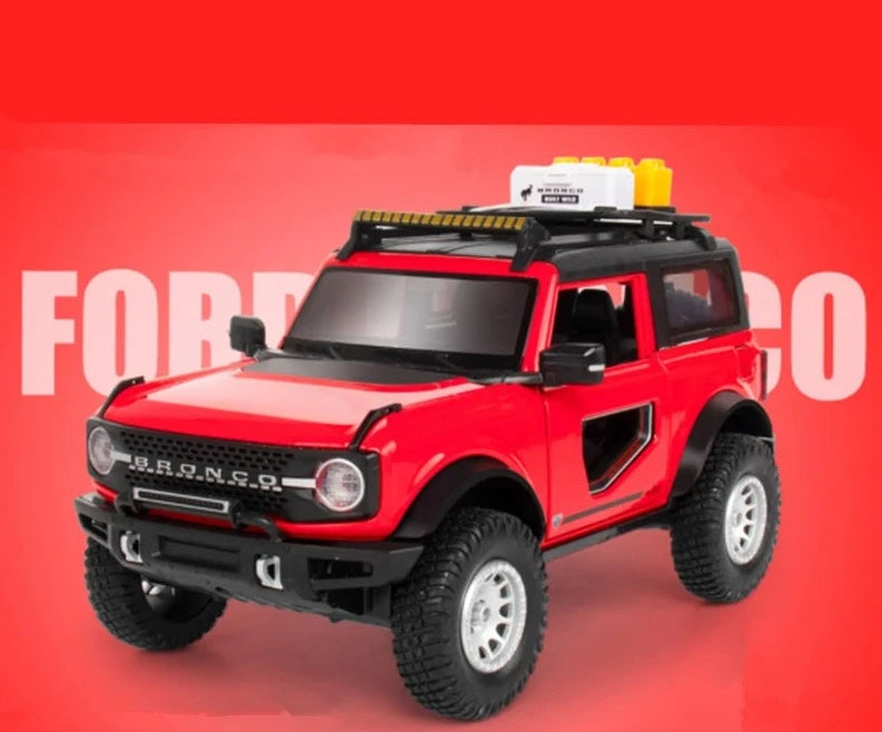1:24 Ford Bronco Lima SUV Alloy Car Model Diecasts Metal Modified Off-road Vehicles Car Scale Model Red - IHavePaws