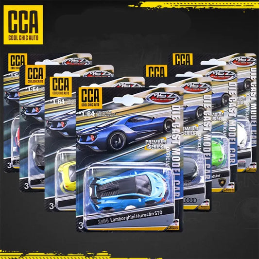 CCA 1/64 Lamborghini GTR Alloy Mini Car Model Diecasts Metal Simulation Miniature Scale Vehicles Car Model Collection - IHavePaws