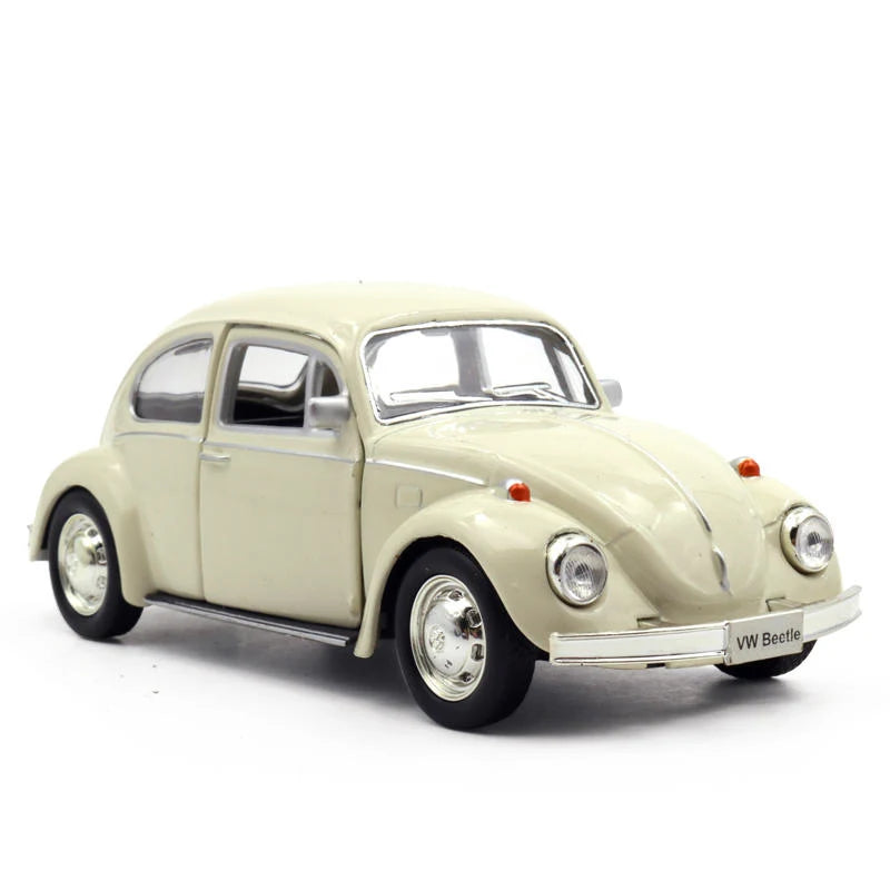 1:36 Beetle Alloy Classic Car Model Diecasts Metal Toy Vehicles Car Model Simulation Miniature Scale Collection Childrens Gifts Beige - IHavePaws