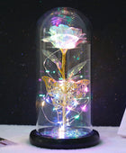 Rose Light Artificial Galaxy Rose Lamp with Butterfly LED Colorful - IHavePaws