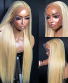 13x6 Transparent 613 Blonde Lace Frontal Human Hair Wigs 613 Wig Brazilian Bone Straight 13x4 Lace Front Human Hair Wig MYLOCKME