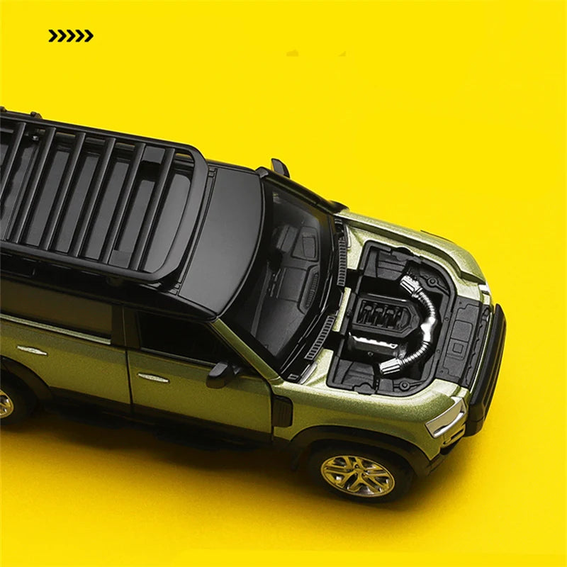 Assembly Version 1:43 Land Rover Defender Alloy Modified Car Model Diecast Metal Toy Off-road Vehicle Model Simulation Kids Gift