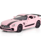 1/32 Benz-GT GTR Alloy Racing Car Model Diecast Metal Sports Car Model High Simulation Sound and Light Collection Kids Toy Gift Pink - IHavePaws
