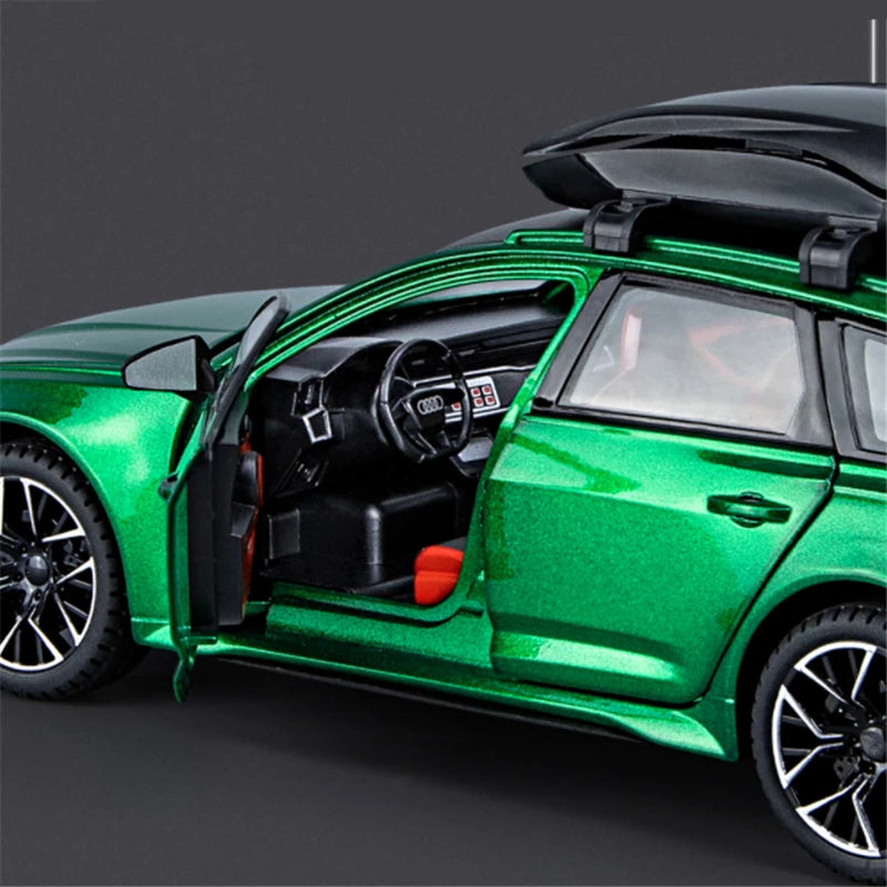 1/24 Audi RS6 Avant Station Wagon Alloy Car Model Diecast Metal Toy - IHavePaws