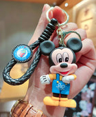 Classic Cartoon Anime Disney Keychain Minnie Mickey Donald Duck Key Chain Pendant Cute Doll Model Toy Party Gift for Children 01 - ihavepaws.com