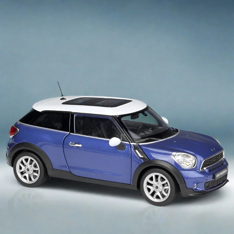 WELLY 1:24 BMW Mini Cooper S Paceman Alloy Car Model Diecasts Metal Vehicle Car Model Simulation Collection Blue - IHavePaws