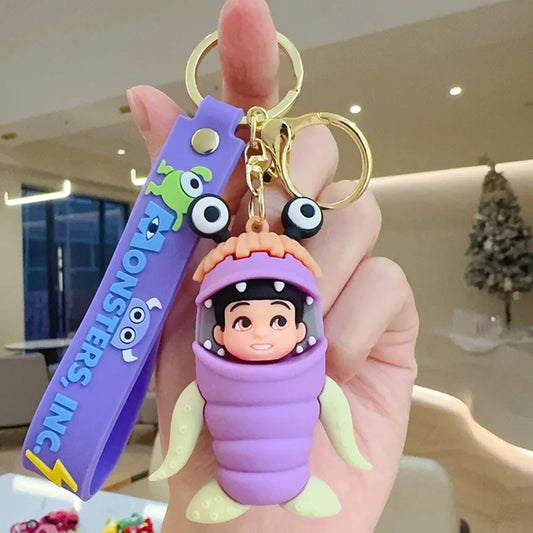Anime Monsters Inc Figure Keychain Cartoon Power Company Doll Schoolbag Pendent Car Key Accessories Birthday Gifts for Friends Style 1 - ihavepaws.com