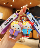 2024 New Cute Hello Kitty Key Chain Wholesale Car Pendant Cartoon Couple School Bag Pendant Doll Doll Keychain - ihavepaws.com