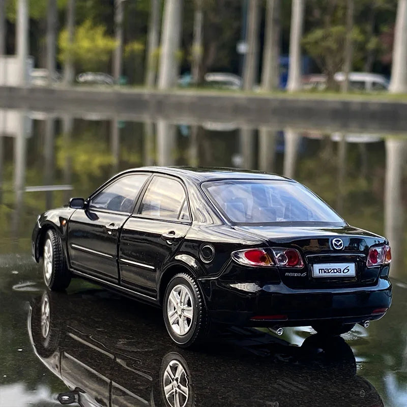 1:32 MAZDA 6 Alloy Classic Car Model Diecast & Toy Vehicle Metal Vehicle Car Model High Simulation Collection Chirdrens Toy Gift Black - IHavePaws
