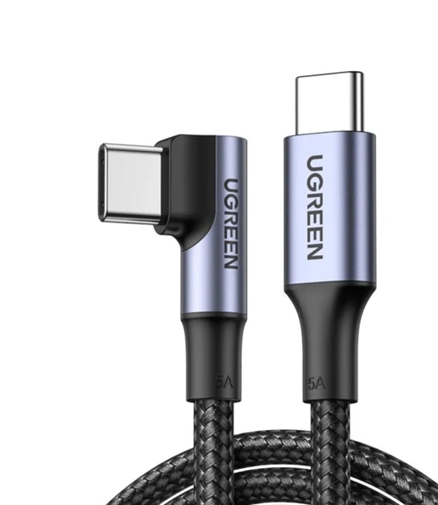 UGREEN USB C Cable 100W for iPhone 15 MacBook Pro for Samsung Galaxy A52s Fast Charging Cable 5A E-marker Chip USB Type C Cable 100W Single Angle / 3m - IHavePaws