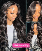 Body Wave Lace Front Human Hair Wigs 32 Inch Brazilian Transparent Lace Frontal Wigs