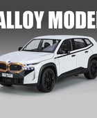 1:24 BMW XM SUV Alloy Sports Car Model Diecast Metal Car Vehicles Model Simulation Sound and Light Collection Childrens Toy Gift White - IHavePaws