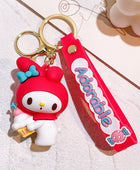 1PC Cute Sanrio Series Keychain For Men Colorful Keyring Accessories For Bag Key Purse Backpack Birthday Gifts SLO 36 - ihavepaws.com