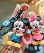 Classic Cartoon Anime Disney Keychain Minnie Mickey Donald Duck Key Chain Pendant Cute Doll Model Toy Party Gift for Children - ihavepaws.com