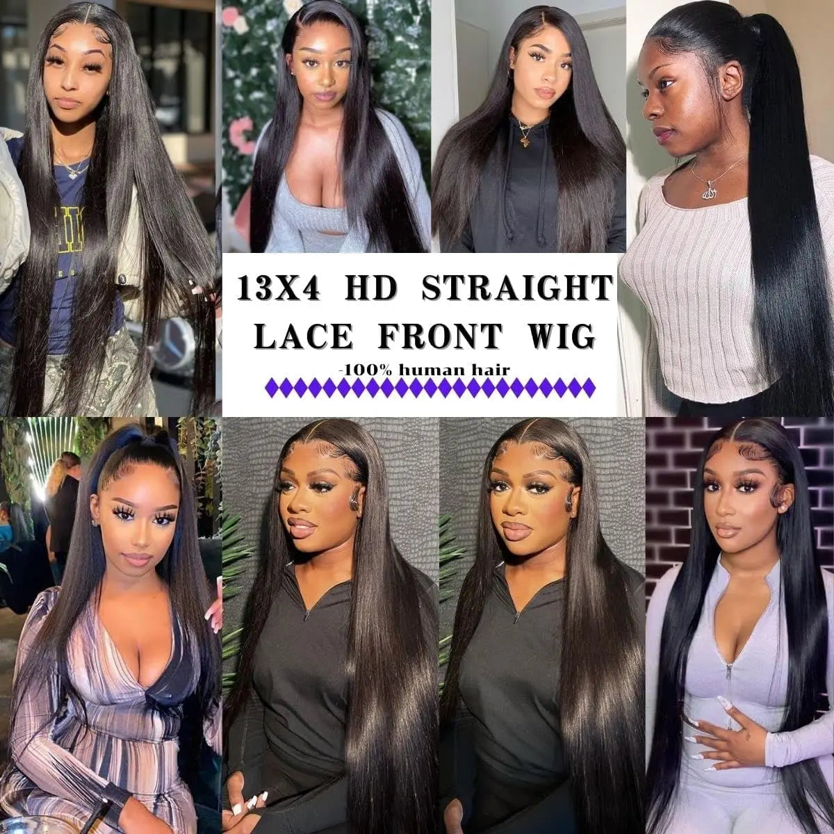 Straight Human Hair Lace Frontal Wig 13x4 13x6 Glueless Lace Frontal Wigs For Women 6x4 5x5 Redy To Go Glueless Wig Human Hair