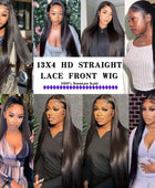 Straight Human Hair Lace Frontal Wig 13x4 13x6 Glueless Lace Frontal Wigs For Women 6x4 5x5 Redy To Go Glueless Wig Human Hair