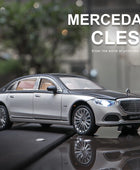 1:22 Maybach S680 Alloy Metal Luxy Car Model Diecasts Metal Toy Vehicles Car Model High Simulation Sound and Light Kids Toy Gift - IHavePaws