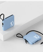 Mini Power Bank 30000mAh Portable External Battery Pack USB Type-C+Lightning Blue / 5000mAh - IHavePaws