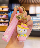 Kawaii Anime Sanrio Hello Kitty Keychain Pendant Holder Key Chain Car Keyring Mobile Phone Bag Hanging Jewelry Kids Toys Gifts style 1 - ihavepaws.com