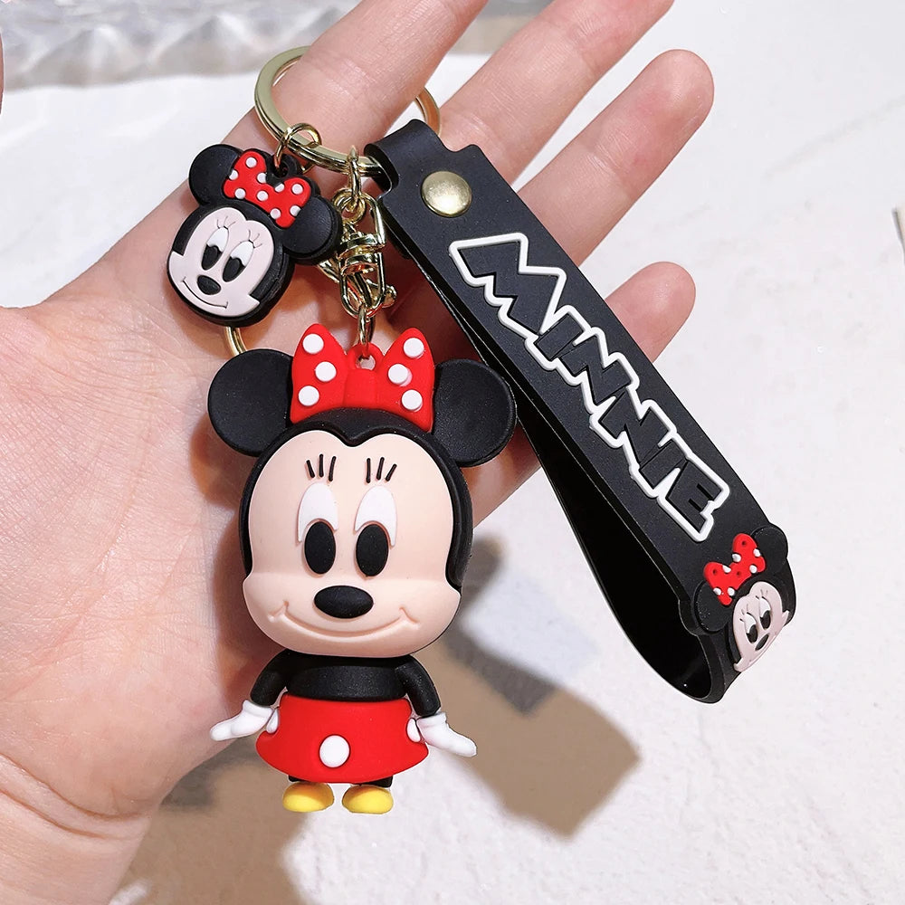 Anime Cartoon Mickey Mouse Minnie Figure Keychains Donald Duck Piglet Key Chain Model Kid Toy Kawaii Children Gift 1 - ihavepaws.com