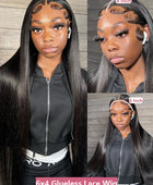 Glueless Wig Human Hair Bone Straight 6x4 5x5 Ready To Wear Lace Closure Wig Human Hair Brazilian Remy Hair No Glue Wig