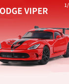 1:32 Dodge Viper ACR SRT Alloy Sports Car Model Diecasts Metal Toy Vehicles Car Model Simulation Sound and Light Childrens Gifts Red - IHavePaws