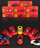 Bburago 1:64 Ferrari LaFerrari F40 F50 F12 TDF 458 SF90 Alloy Sports Car Model Metal Metal Racing Car Model Miniature Scale Toys - IHavePaws