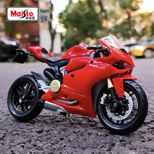 Maisto 1:12 DUCATI 1199 Panigale Alloy Sports Motorcycle Model Diecasts Metal Street Racing Motorcycle Model Childrens Toys Gift
