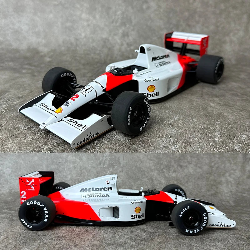 AUTOart 1:18 Honda McLaren F1 McLaren MP4/6 1991 Senna Car Scale model 89151 Have LOGO - IHavePaws