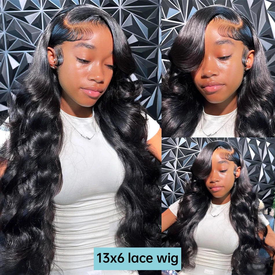 Body Wave Transparent Lace Front Wigs Brazilian