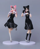 22CM Anime Kaguya-sama Love is War Fujiwara Chika Rabbit Dress Up Doll Model PVC Action Figures For Gift 2pcs - IHavePaws