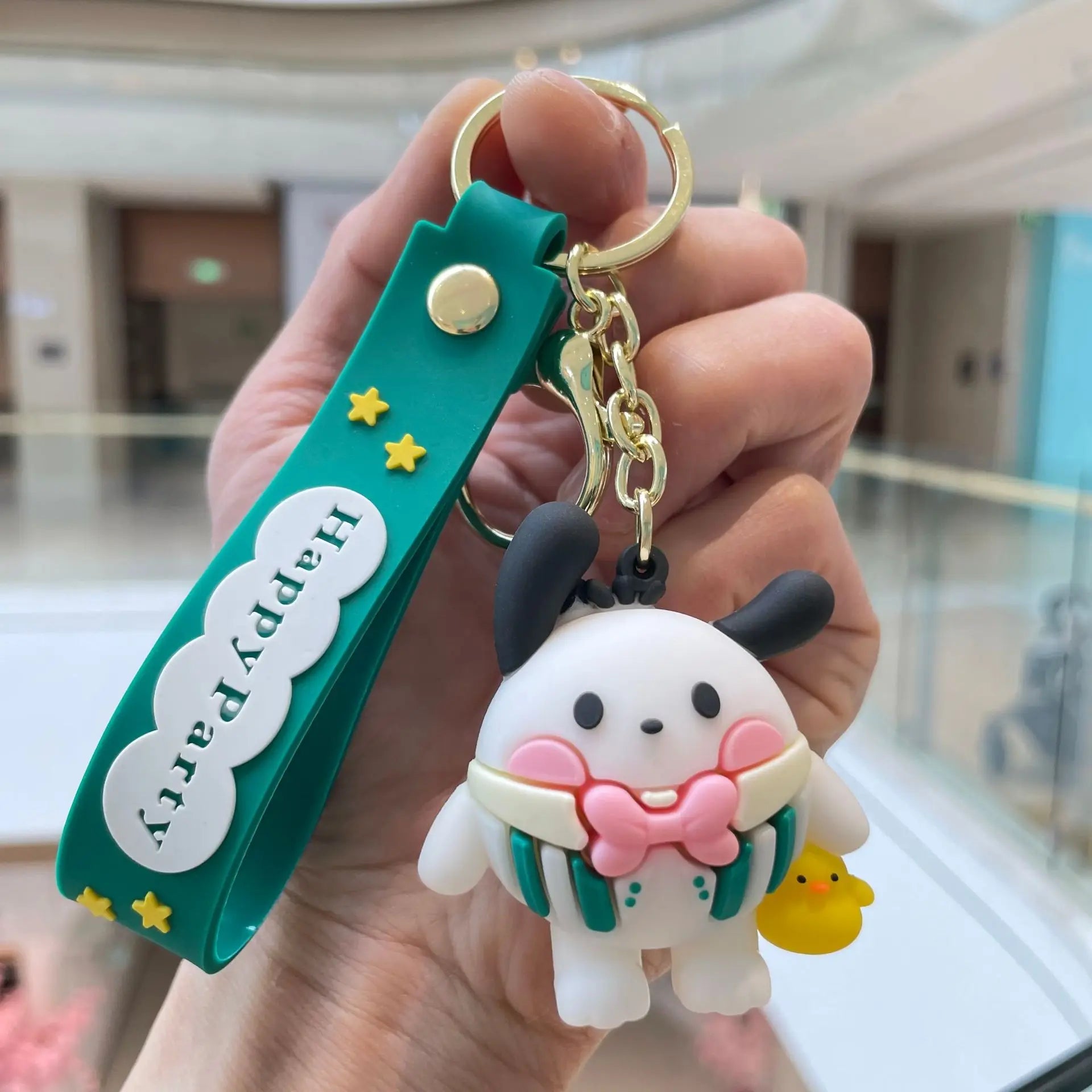 Kawaii HelloKitty Keychain Cute Cartoon Kuromi Doll Pendant Car Keyring Schoolbag Decoration Ornaments Jewelry Gifts for Friends Style 6 - ihavepaws.com