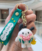 Kawaii HelloKitty Keychain Cute Cartoon Kuromi Doll Pendant Car Keyring Schoolbag Decoration Ornaments Jewelry Gifts for Friends Style 6 - ihavepaws.com