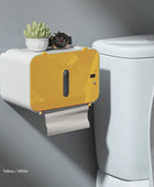 Induction Toilet Paper Holder Shelf Automatic Paper Out Yellow - IHavePaws