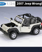WELLY 1:24 Jeep Wrangler Rubicon Alloy Car Model Diecast & Toy Metal Off-road Vehicles Car Model High Simulation Childrens Gifts - IHavePaws