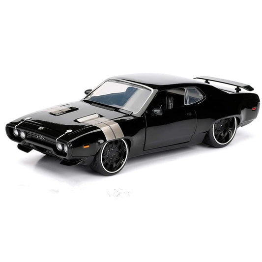 1:24 Plymouths GTX Alloy Metal Sports Car Model Diecast Muscle Race Car SuperCar Model Simulation Collection Childrens Toys Gift Black - IHavePaws