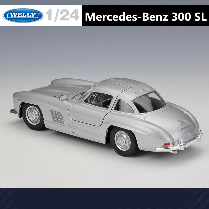 Welly 1:24 Mercedes Benz 300SL Alloy Sports Car Model Diecasts Metal Toy Classic Racing Car Vehicles Model Simulation Kids Gifts - IHavePaws